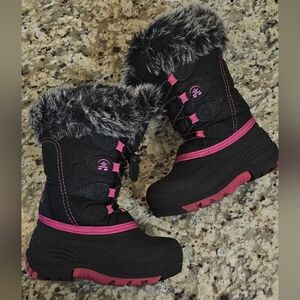 Kamik tall winter girls boots size 10
